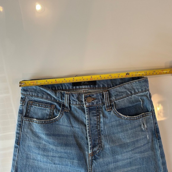 DSTLD | High Waisted Distressed Knees Mom Jeans, Medium Wash Size 28x30 Womens - Picture 12 of 12